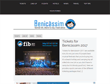 Tablet Screenshot of benicassim.org.uk